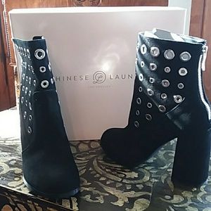 CHINESE LAUNDRY LOS ANGELES BOOTIE HEELS